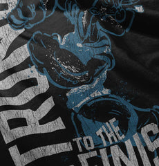 Popeye Muscles Toddler Football Jersey Tee-Direct To Garment Print-Brisco Baby