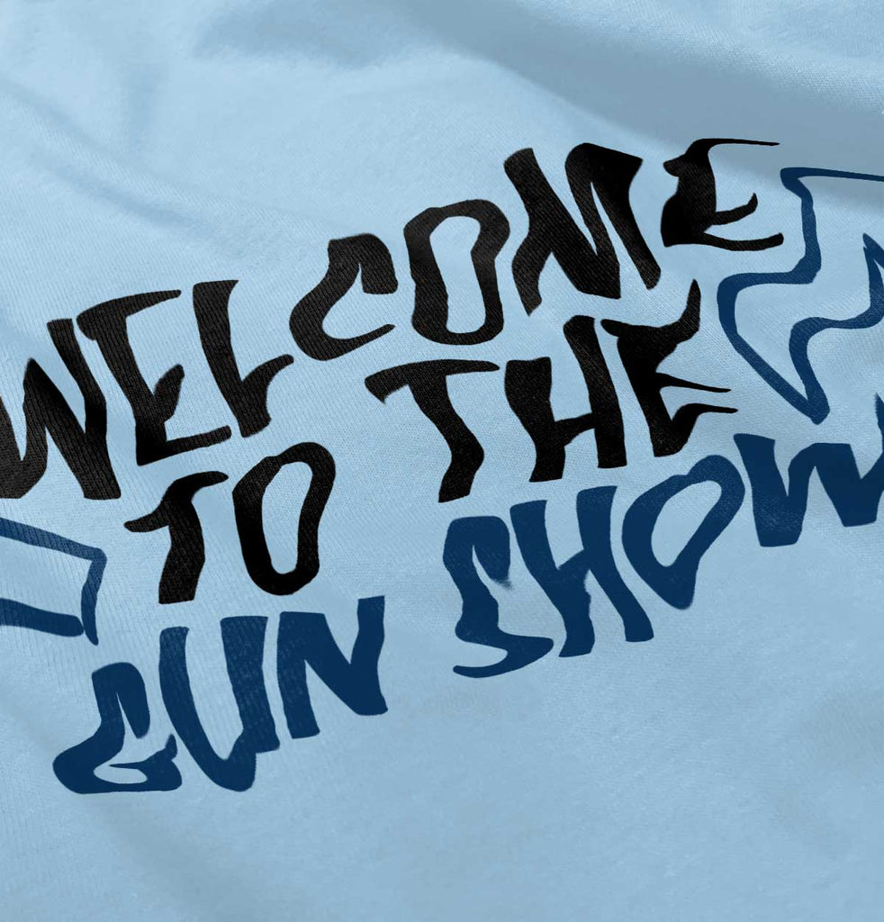 Gun Show Infant Baby Bib-Direct To Garment Print-Brisco Baby