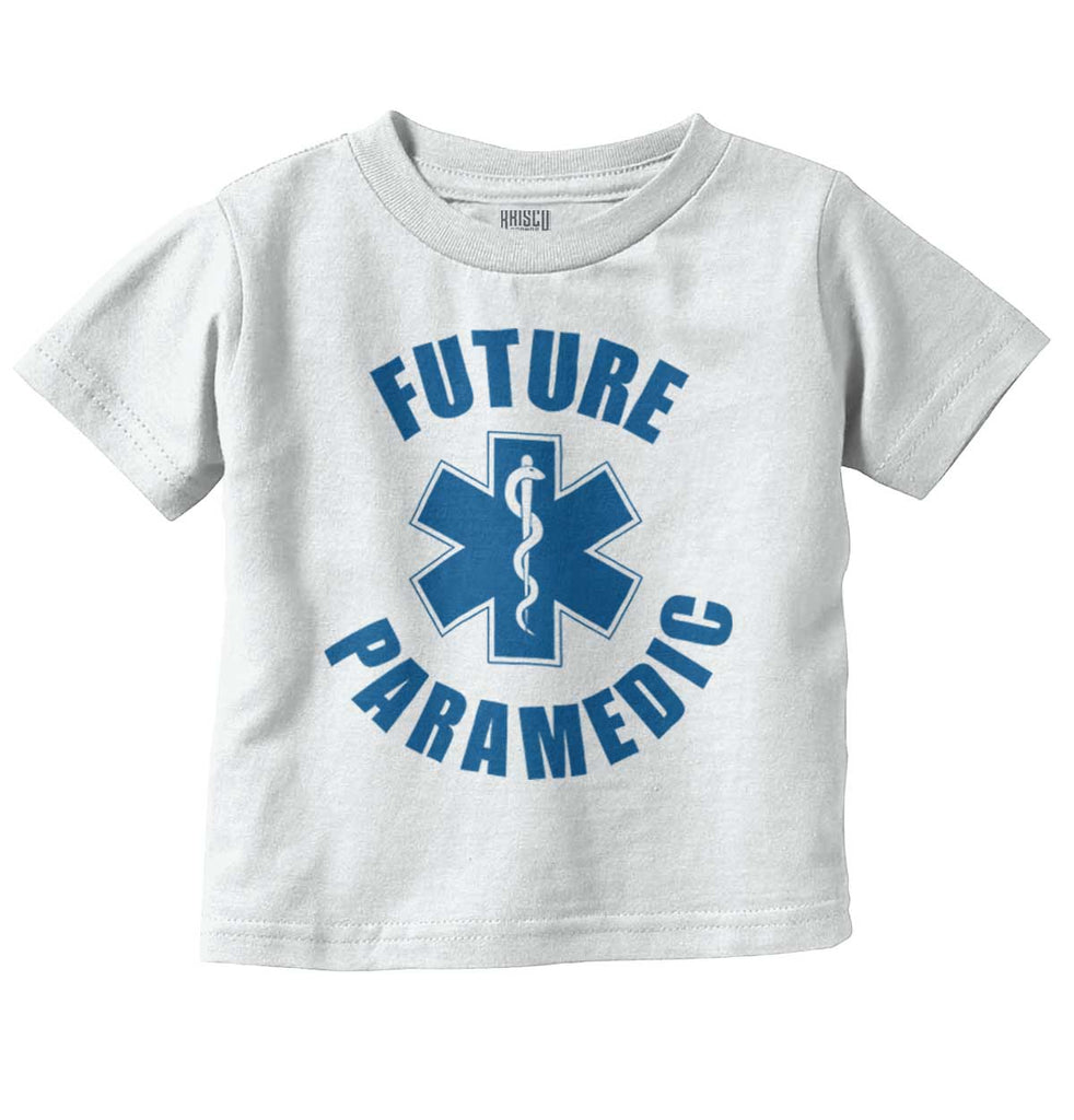 Future Paramedic Infant Toddler T Shirt-Direct To Garment Print-Brisco Baby
