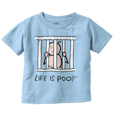 Jail Crib Infant Toddler T Shirt-Direct To Garment Print-Brisco Baby