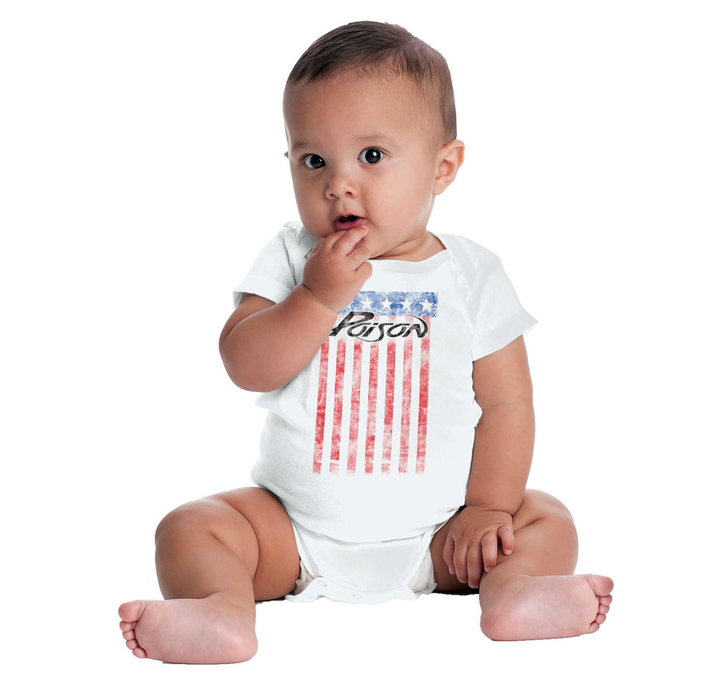Poison Flag Romper Bodysuit-Direct To Garment Print-Brisco Baby