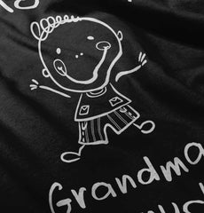 Love My Grandma Football Romper Bodysuit-Direct To Garment Print-Brisco Baby