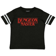 Dungeon Masters TV Show Nerd Toddler Football Jersey Tee-Direct To Garment Print-Brisco Baby