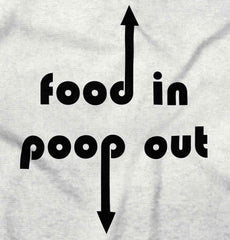 Poop out Infant Toddler T Shirt-Direct To Garment Print-Brisco Baby
