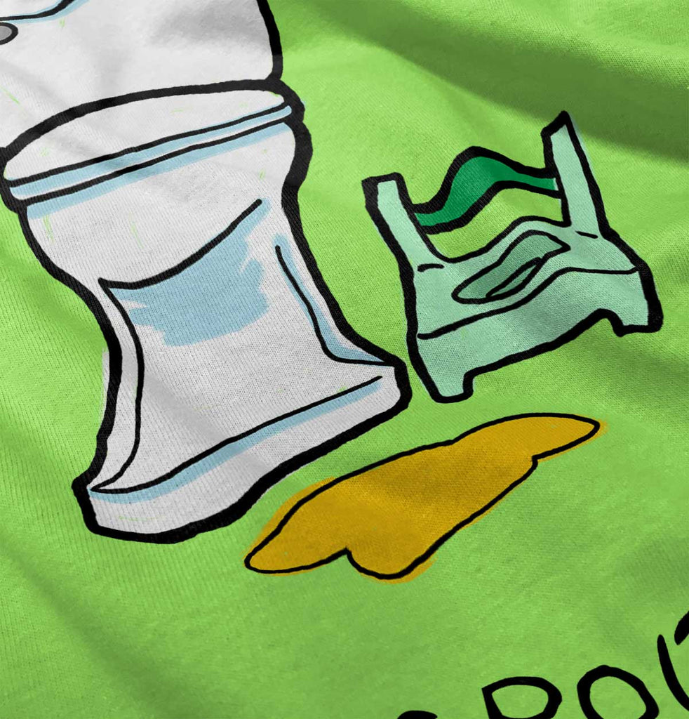 Potty Train Romper Bodysuit-Direct To Garment Print-Brisco Baby
