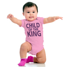 Child Of The King Romper Bodysuit-Direct To Garment Print-Brisco Baby