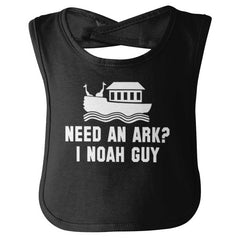 Ark Noah Guy Infant Baby Bib-Direct To Garment Print-Brisco Baby