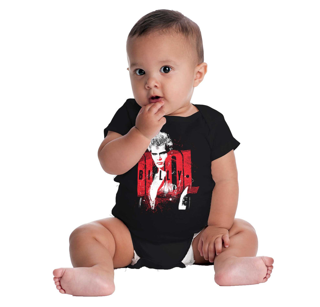 Billy Idol Romper Bodysuit-Direct To Garment Print-Brisco Baby