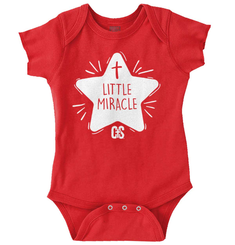 Little Miracle Romper Bodysuit-Direct To Garment Print-Brisco Baby