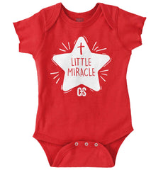 Little Miracle Romper Bodysuit-Direct To Garment Print-Brisco Baby