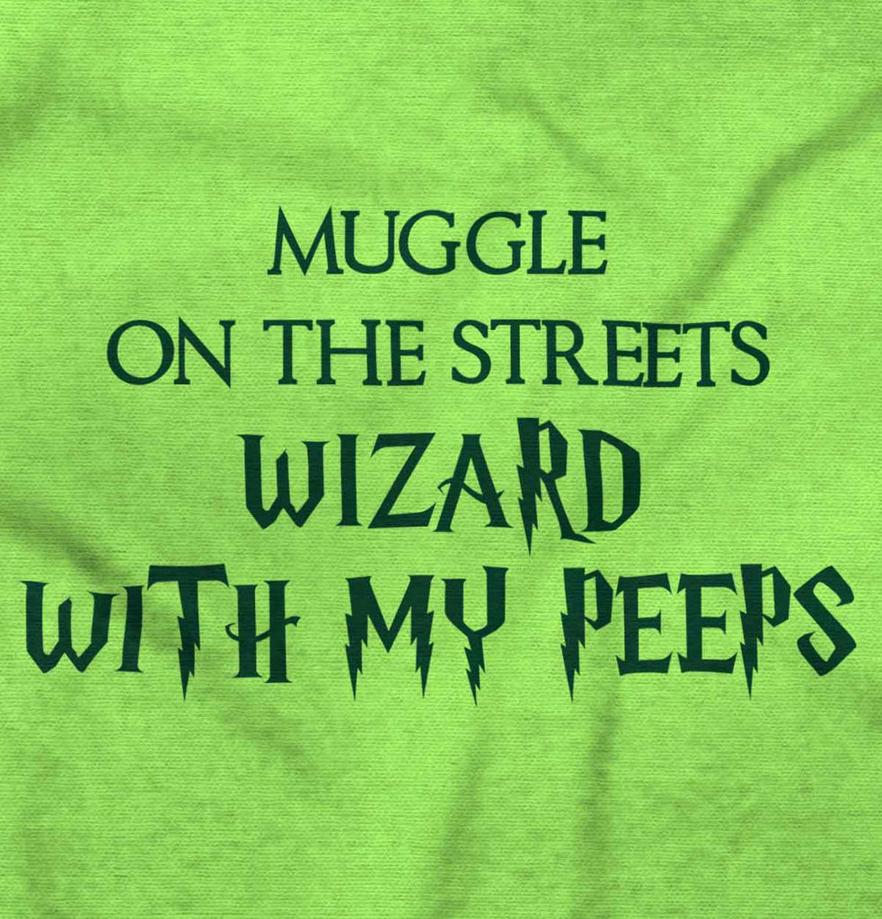 Wizard With My Peeps Romper Bodysuit-Direct To Garment Print-Brisco Baby