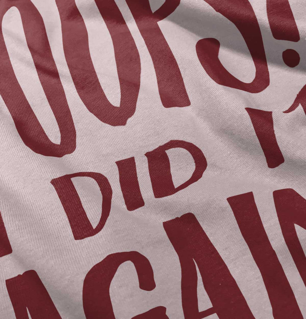 Poops I Did It Again Solid Baby Infant Dress-Direct To Garment Print-Brisco Baby