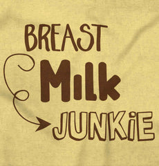 Milk Junkie Infant Toddler T Shirt-Direct To Garment Print-Brisco Baby