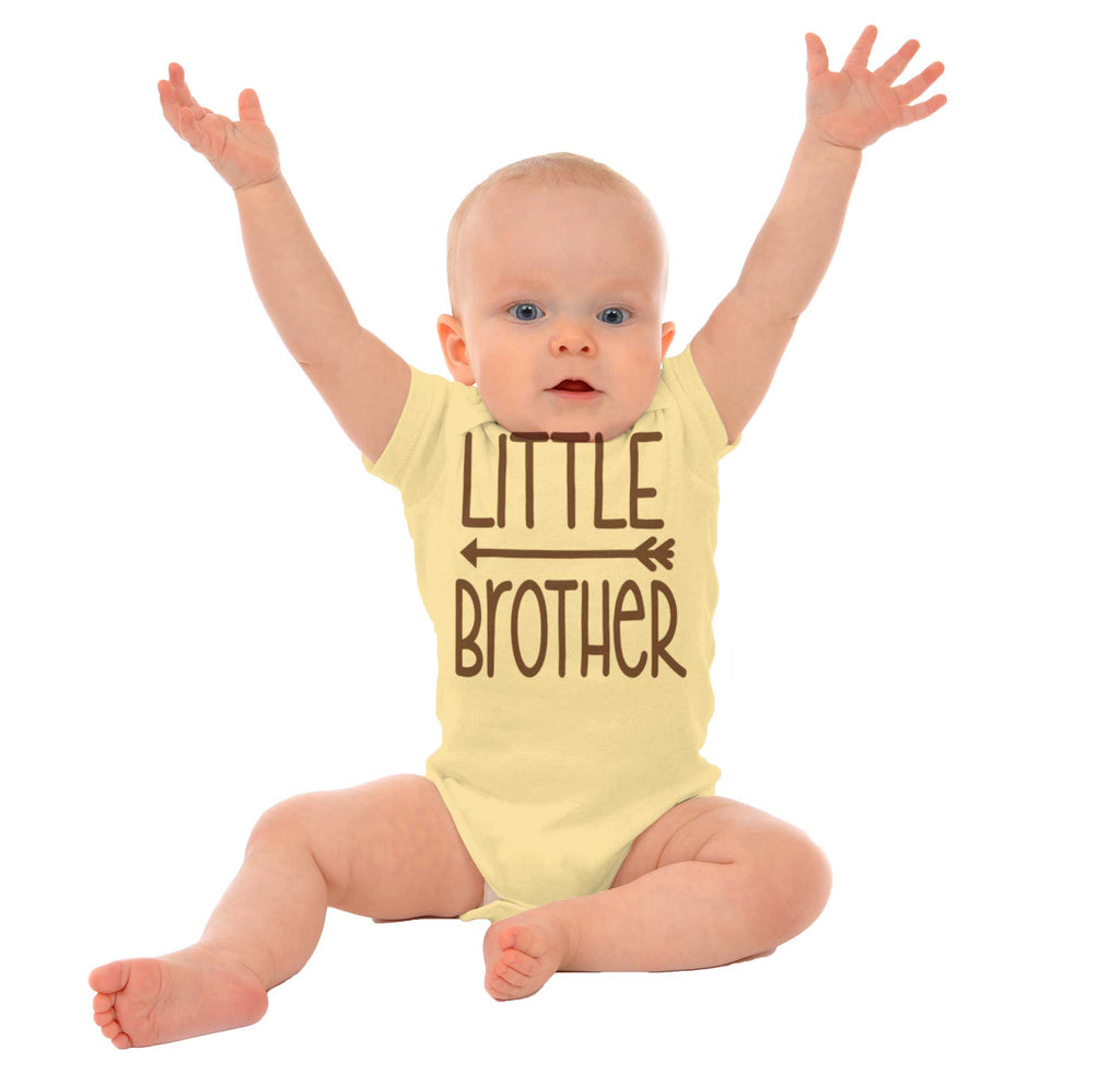Little Brother Romper Bodysuit-Direct To Garment Print-Brisco Baby