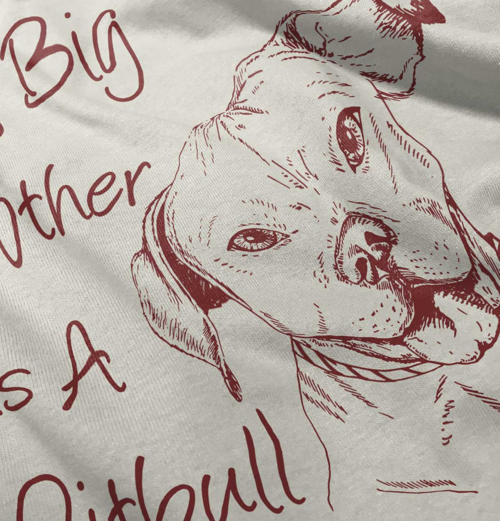 Brother is a Pitbull Baby Striped Skirt Dress-Direct To Garment Print-Brisco Baby