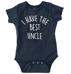 Best Uncle Romper Bodysuit-Direct To Garment Print-Brisco Baby