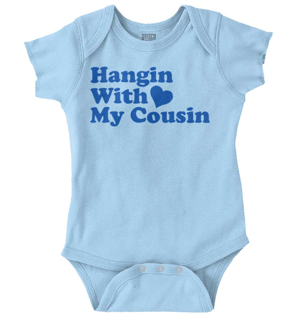Hangin With Cousin Romper Bodysuit-Direct To Garment Print-Brisco Baby