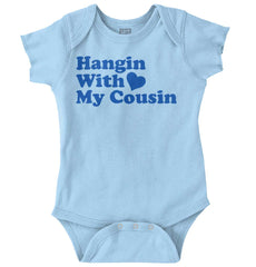 Hangin With Cousin Romper Bodysuit-Direct To Garment Print-Brisco Baby