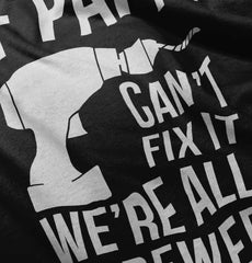 Papa Can't Fix We're Screwed Romper Bodysuit-Direct To Garment Print-Brisco Baby