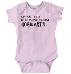 Letter Coming Hogwarts Romper Bodysuit-Direct To Garment Print-Brisco Baby
