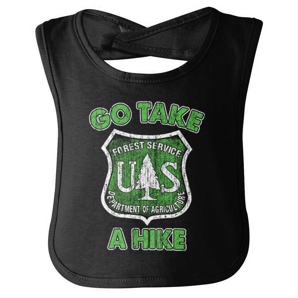 Go Take A Hike Infant Baby Bib-Direct To Garment Print-Brisco Baby