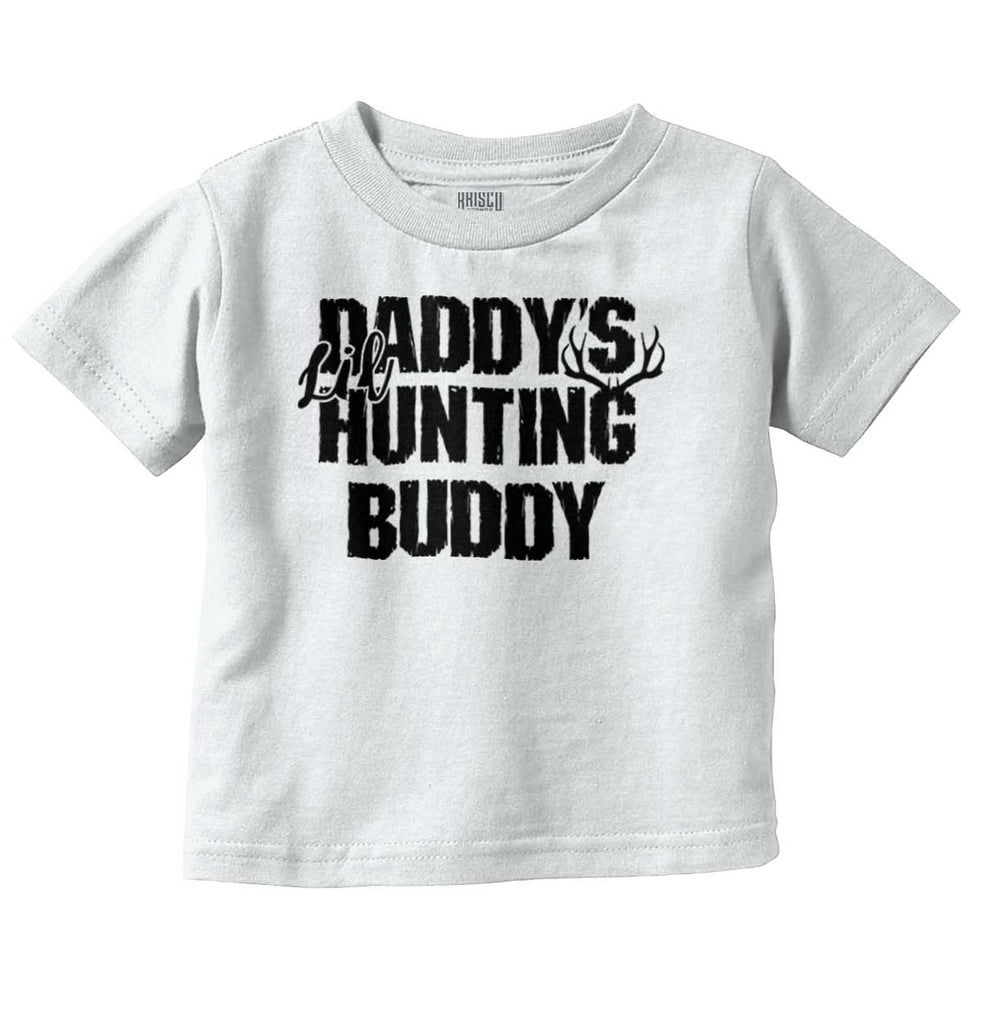 Lil Hunting Buddy Infant Toddler T Shirt-Direct To Garment Print-Brisco Baby
