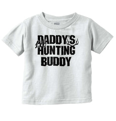 Lil Hunting Buddy Infant Toddler T Shirt-Direct To Garment Print-Brisco Baby