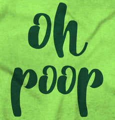 Oh Poop Romper Bodysuit-Direct To Garment Print-Brisco Baby