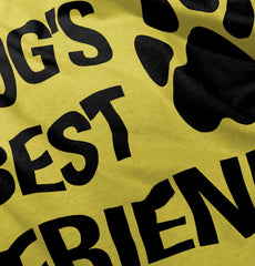 Dog's Best Friend Romper Bodysuit-Direct To Garment Print-Brisco Baby