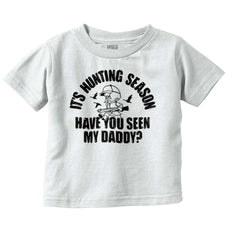 Where is Dad Hunting Infant Toddler T Shirt-Direct To Garment Print-Brisco Baby