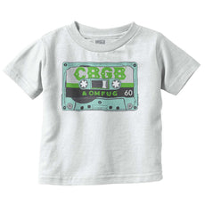 Cassette CBGB Infant Toddler T Shirt-Direct To Garment Print-Brisco Baby