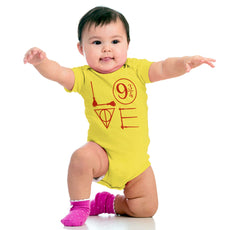 Love Harry Romper Bodysuit-Direct To Garment Print-Brisco Baby
