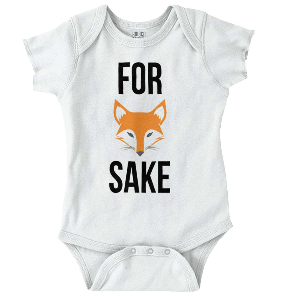 For Fox Sake Romper Bodysuit-Direct To Garment Print-Brisco Baby