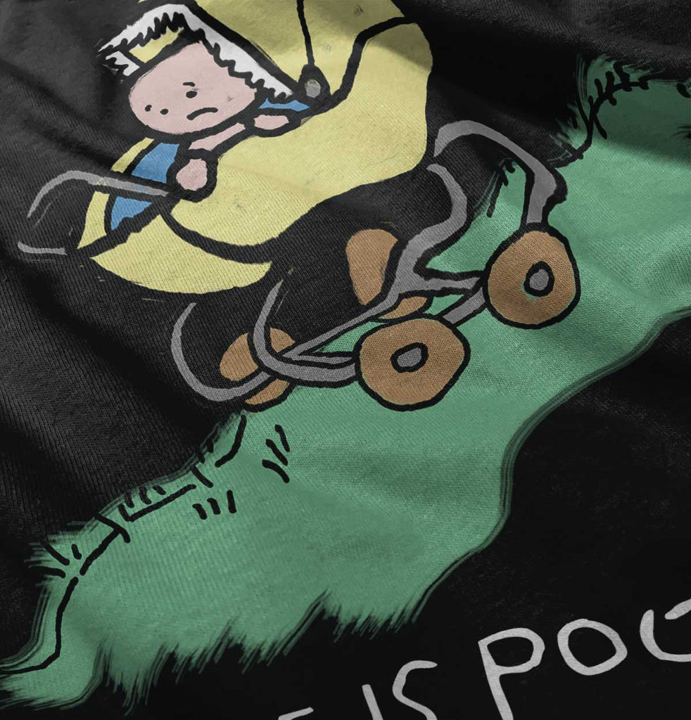 Downhill Stroller Infant Toddler T Shirt-Direct To Garment Print-Brisco Baby