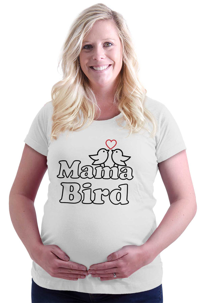 Mama Bird Maternity T-Shirt-Direct To Garment Print-Brisco Baby