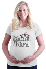 Mama Bird Maternity T-Shirt-Direct To Garment Print-Brisco Baby