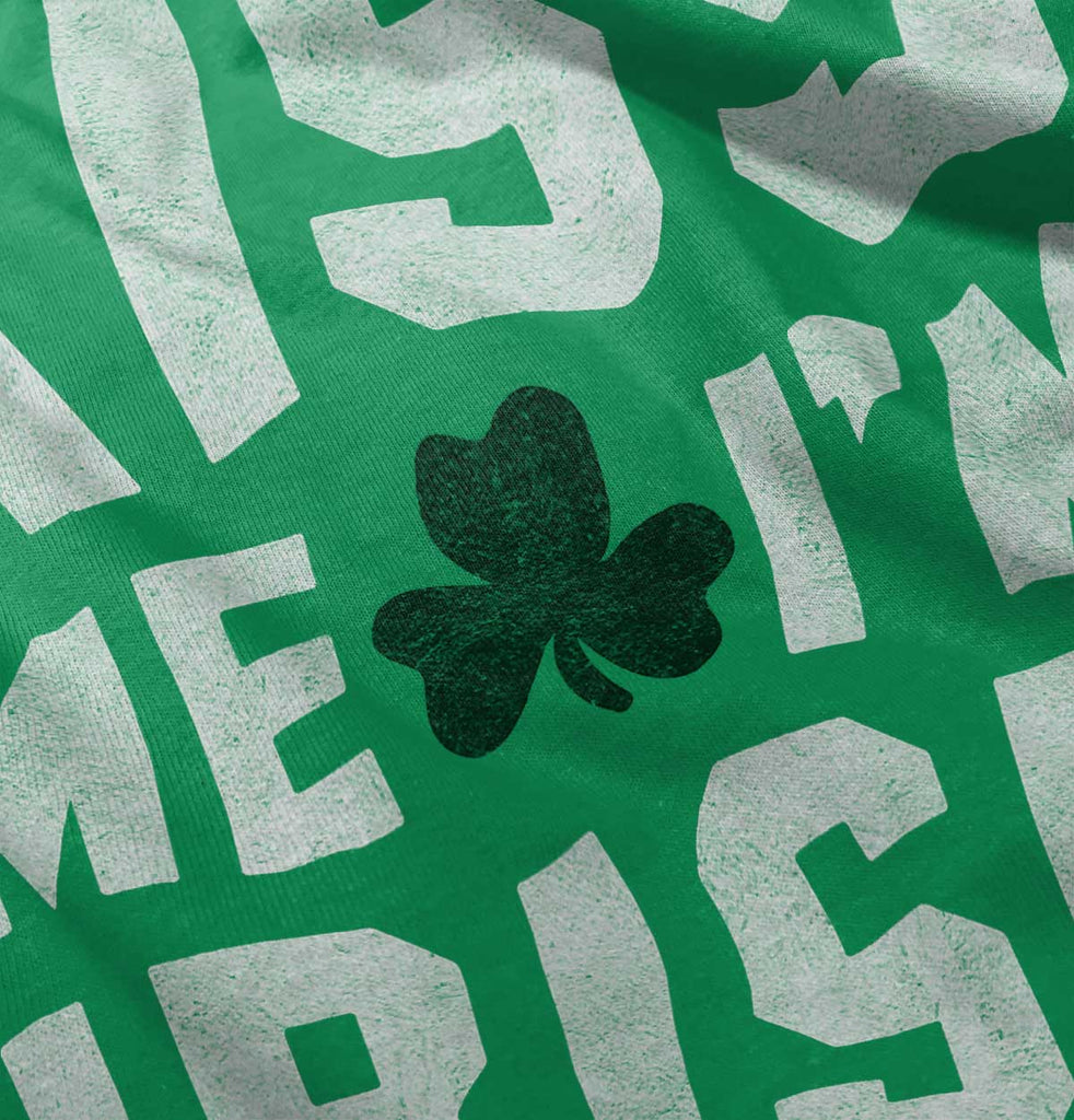 Kiss Me Irish Romper Bodysuit-Direct To Garment Print-Brisco Baby