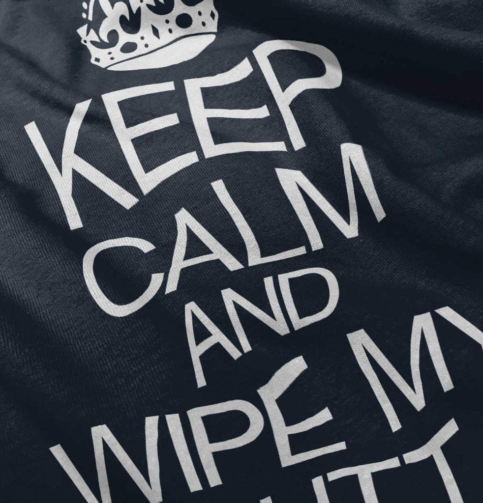 Wipe My Butt Romper Bodysuit-Direct To Garment Print-Brisco Baby