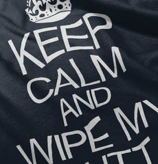 Wipe My Butt Romper Bodysuit-Direct To Garment Print-Brisco Baby