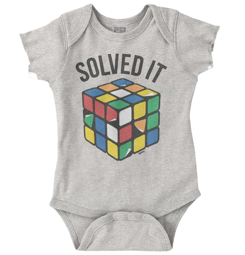 Rubik's Stickers Romper Bodysuit-Direct To Garment Print-Brisco Baby