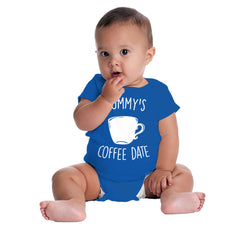 Mommy's Coffee Date Romper Bodysuit-Direct To Garment Print-Brisco Baby