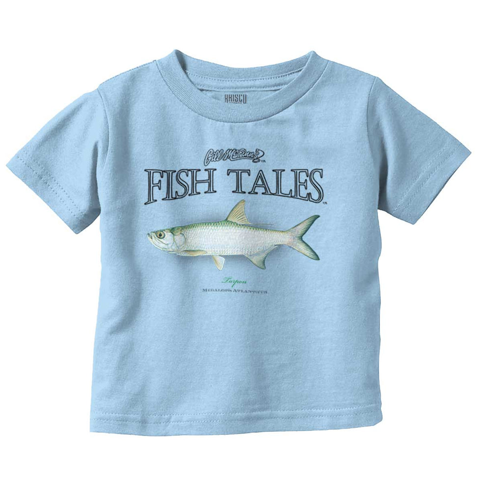 Tarpon Fish Infant Toddler T Shirt-Direct To Garment Print-Brisco Baby
