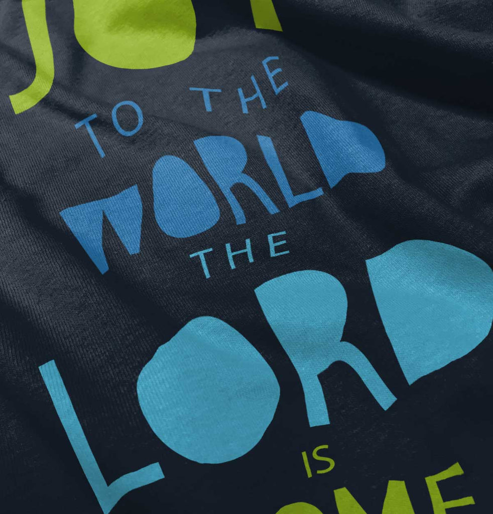 Joy To The World Infant Toddler T Shirt-Direct To Garment Print-Brisco Baby