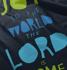 Joy To The World Infant Toddler T Shirt-Direct To Garment Print-Brisco Baby