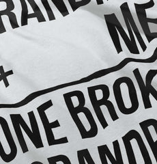 One Broke Grandpa Infant Toddler T Shirt-Direct To Garment Print-Brisco Baby