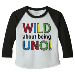 Uno Toddler Baseball-Direct To Garment Print-Brisco Baby