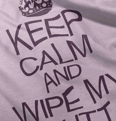 Wipe My Butt Infant Toddler T Shirt-Direct To Garment Print-Brisco Baby