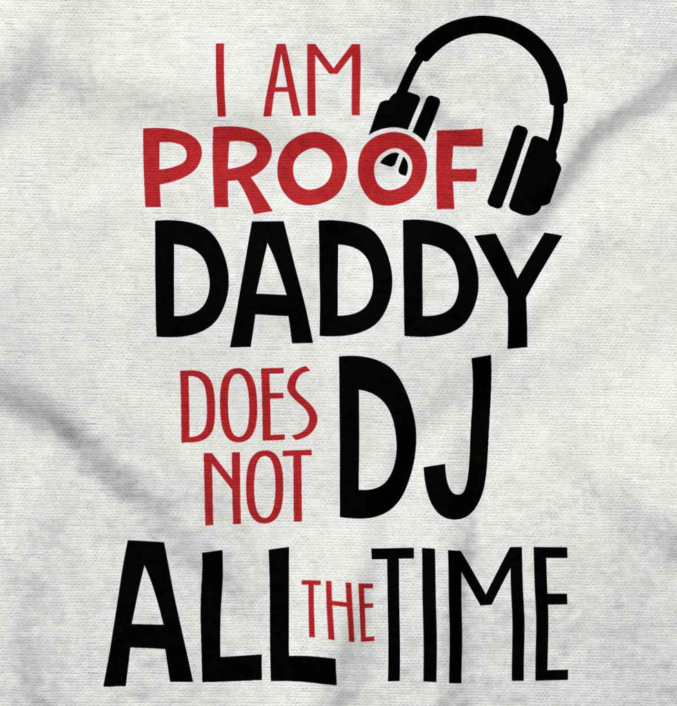 Daddy DJ Romper Bodysuit-Direct To Garment Print-Brisco Baby