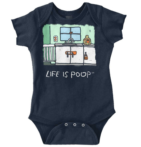 Safety Locks Romper Bodysuit-Direct To Garment Print-Brisco Baby