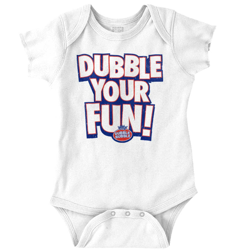 Dubble Your Fun Romper Bodysuit-Direct To Garment Print-Brisco Baby